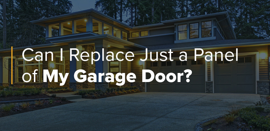 Garage Door Bottom Panel Replacement, Can You Replace A Single Garage Door Panel
